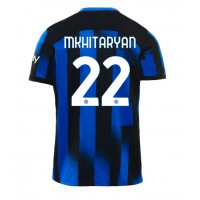 Fotballdrakt Herre Inter Milan Henrikh Mkhitaryan #22 Hjemmedrakt 2023-24 Kortermet